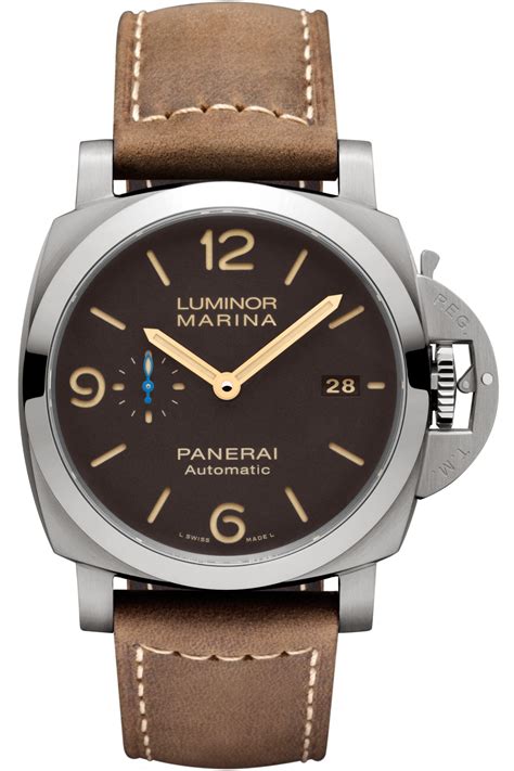 luminor panerai daylight dirty brown|Panerai Luminor marina automatic 44mm.